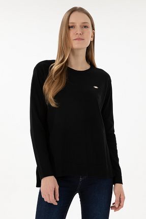 پلیور مشکی زنانه ساده U.S. Polo Assn. - کد 860865997