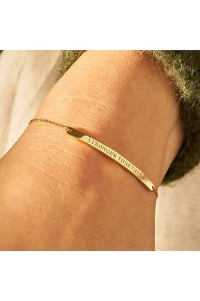 دستبند نقره زرد زنانه 925 عیار DEMOS JEWELLERY - کد 904528601
