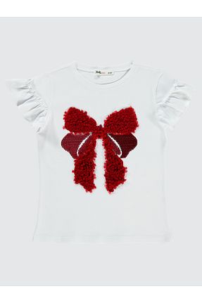 تیشرت سفید بچه گانه رگولار Civil Girls - کد 820028840