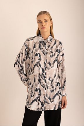 تونیک طوسی بافتنی Aker - کد 904594218