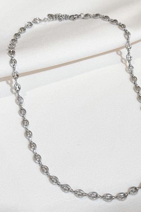 گردنبند استیل ( فولاد ) طلائی استیل (فولاد) Chic Latife - کد 876663283