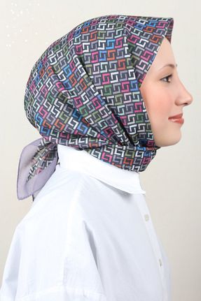 دستمال گردن زرشکی پنبه ای Eşarppark - کد 904622954