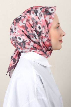 دستمال گردن زرشکی پنبه ای Eşarppark - کد 904624209