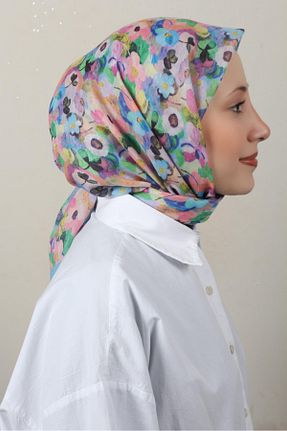 دستمال گردن زرشکی پنبه ای Eşarppark - کد 904625889