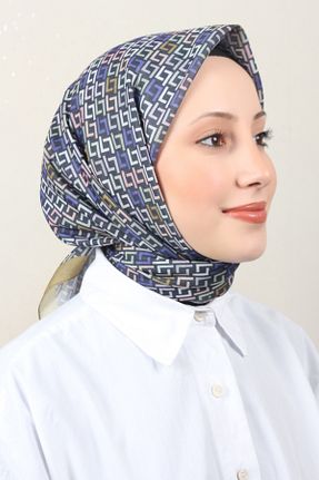 دستمال گردن زرشکی پنبه ای Eşarppark - کد 904623566