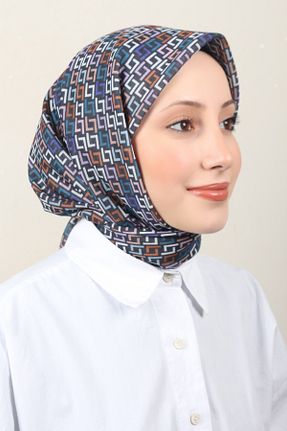 دستمال گردن زرشکی پنبه ای Eşarppark - کد 904623948