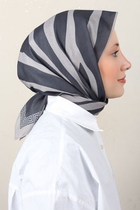 دستمال گردن زرشکی پنبه ای Eşarppark - کد 904623592