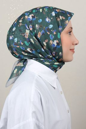 دستمال گردن زرشکی پنبه ای Eşarppark - کد 904623685