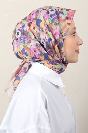 دستمال گردن زرشکی پنبه ای Eşarppark - کد 904622887