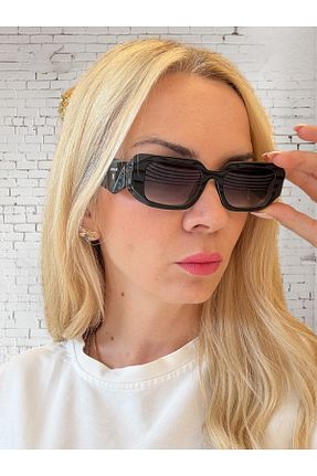 عینک آفتابی مشکی زنانه UV400 Rachel Paris - کد 904635910