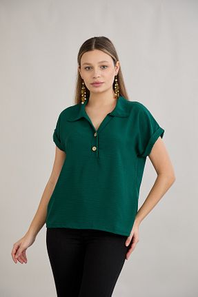 بلوز سبز زنانه ساده HOFY - کد 904632671