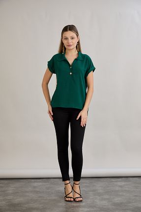 بلوز سبز زنانه ساده HOFY - کد 904632671
