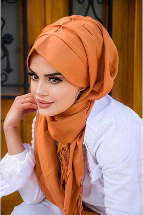 کلاه شنای حجاب قهوه ای زنانه Aişe Tesettür - کد 681070414