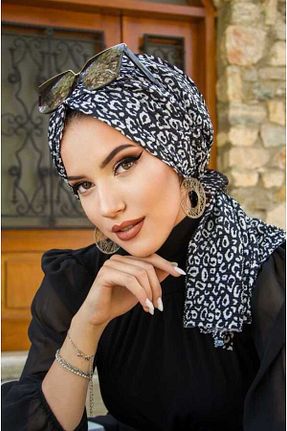کلاه شنای حجاب سفید زنانه Aişe Tesettür - کد 65839713