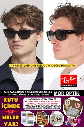 عینک آفتابی مشکی زنانه 55 Ray-Ban - کد 904630388