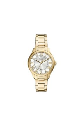 ساعت مچی زرد زنانه 38 میلی متر Fossil - کد 904628894