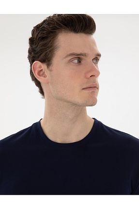 تیشرت سرمه ای مردانه اسلیم فیت Pierre Cardin - کد 904634443