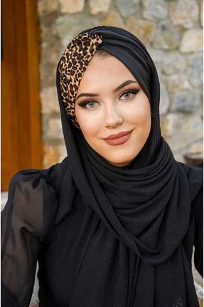 کلاه شنای حجاب مشکی زنانه Aişe Tesettür - کد 680420587