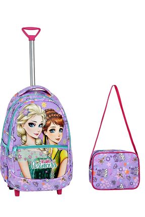 کیف مدرسه بنفش بچه گانه پارچه ای ATHLETIC - کد 746727159