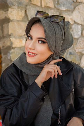 کلاه خاکی زنانه پشمی Aişe Tesettür - کد 680399460