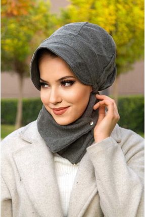کلاه خاکی زنانه پنبه ای Aişe Tesettür - کد 888558980