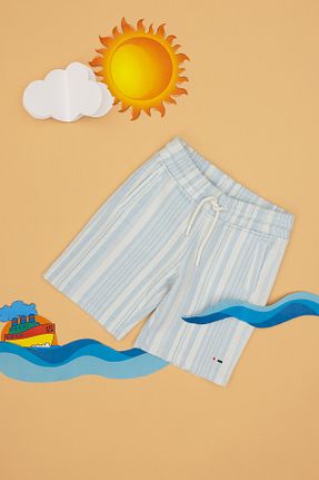 شلوارک و برمودا آبی بچه گانه بافتنی U.S. Polo Assn. - کد 906014064