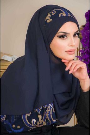 کلاه شنای حجاب سرمه ای زنانه Aişe Tesettür - کد 680416925