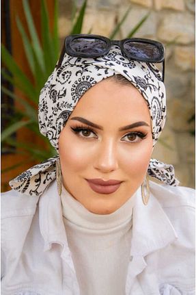 کلاه شنای حجاب مشکی زنانه Aişe Tesettür - کد 837443283