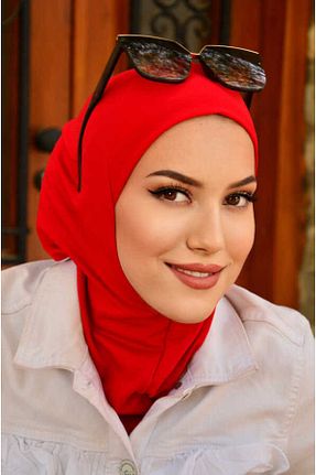 روسری رنگی پلی استر Aişe Tesettür - کد 356292216