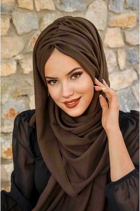 کلاه شنای حجاب قهوه ای زنانه Aişe Tesettür - کد 864814397