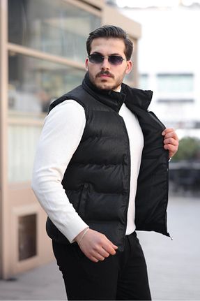 جلیقه مشکی مردانه اسلیم فیت ByTrend - کد 904647726