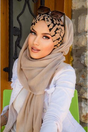 کلاه شنای حجاب طوسی زنانه Aişe Tesettür - کد 681069690