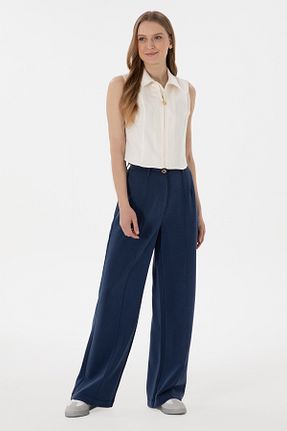 شلوار کرمگن سرمه ای زنانه Comfort U.S. Polo Assn. - کد 904654082