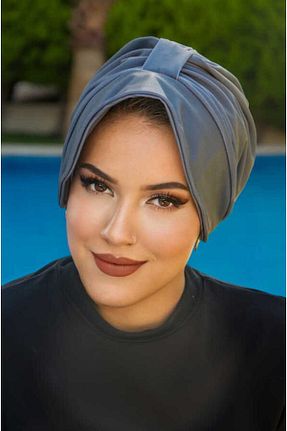 کلاه طوسی زنانه Aişe Tesettür - کد 851032521
