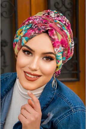 کلاه شنای حجاب فیروزه ای زنانه Aişe Tesettür - کد 813004709