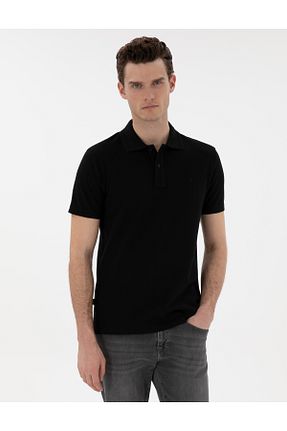 پولوشرت قهوه ای مردانه %100 پنبه Pierre Cardin - کد 904665509