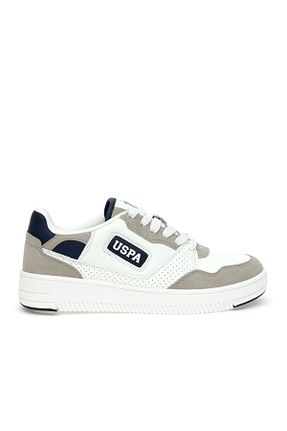 کفش اسنیکر سفید مردانه میکروفیبر U.S. Polo Assn. - کد 904659121