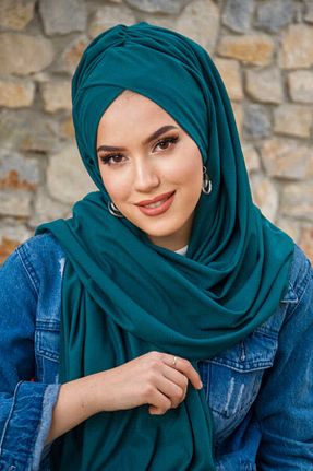 کلاه شنای حجاب سبز زنانه Aişe Tesettür - کد 808020909