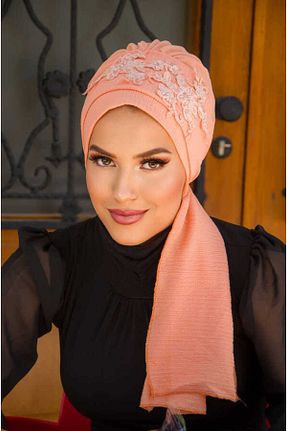 کلاه شنای حجاب صورتی زنانه Aişe Tesettür - کد 745518416