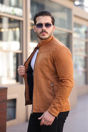 کاپشن قهوه ای مردانه اسلیم فیت ByTrend - کد 904657242