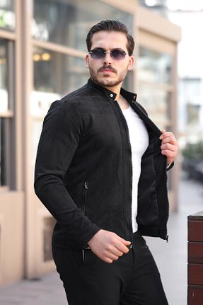 کاپشن مشکی مردانه اسلیم فیت ByTrend - کد 904657037