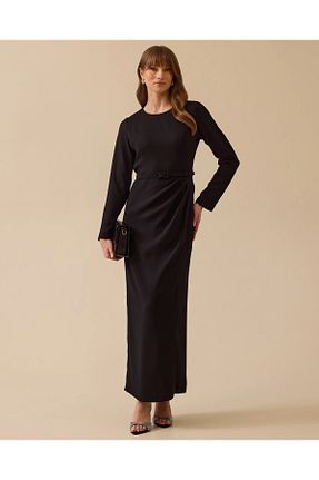 لباس حجاب مشکی A-line SEÇİL - کد 904660566