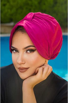 کلاه صورتی زنانه Aişe Tesettür - کد 851032466
