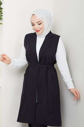 ست بالاتنه و پائین تنه حجاب مشکی زنانه رگولار A S HAZIR GİYİM - کد 906241715