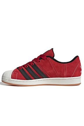کفش اسنیکر قرمز زنانه چرم اصل adidas - کد 904661050