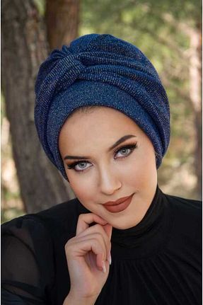 کلاه شنای حجاب سرمه ای زنانه Aişe Tesettür - کد 871358828