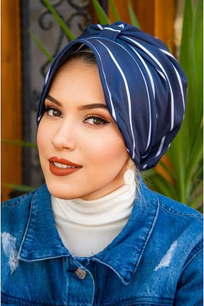 کلاه سرمه ای زنانه Aişe Tesettür - کد 827244887
