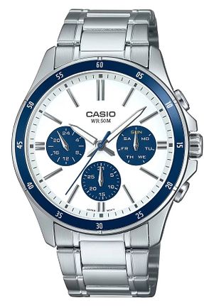 ساعت مچی سفید مردانه استل (فولاد) Casio - کد 904671260