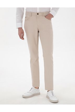 شلوار جین بژ مردانه پاچه تنگ Pierre Cardin - کد 904685666