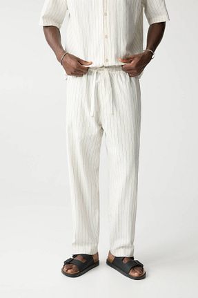 شلوار نباتی مردانه پنبه ای Pull & Bear - کد 902971726